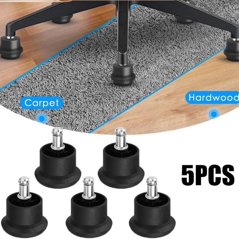 Office Furniture Plan - 5 Pezzi Rotelle Fisse per Sedie