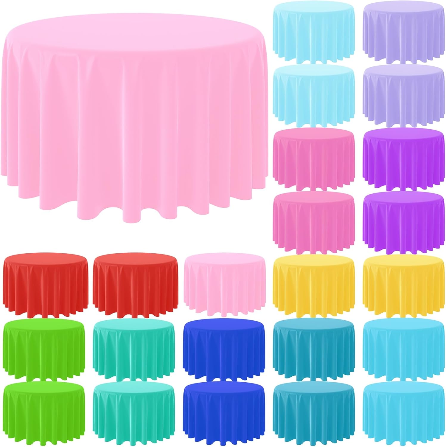 Conference Table Round - Tovaglia rotonda usa e getta in