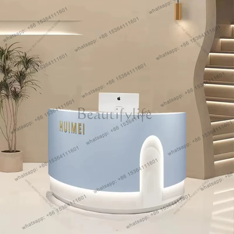 Office Furniture Center - Bancone Reception ad Arco Circolare per
