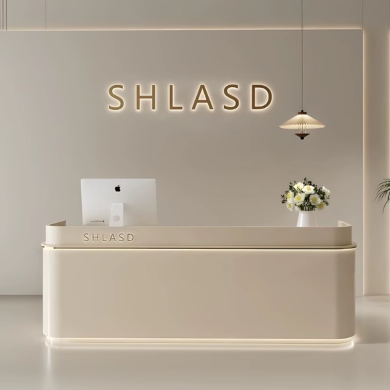 Office Furniture Center - Banco reception in stile crema francese