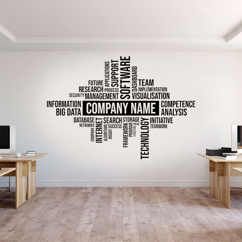 Adesivo da parete con nome azi - Office Furniture Names recensione e prezzo