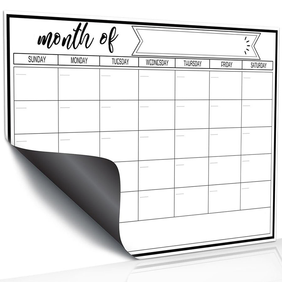 Adesivo magnetico per frigorif - Magnetic Whiteboard Calendar recensione e prezzo