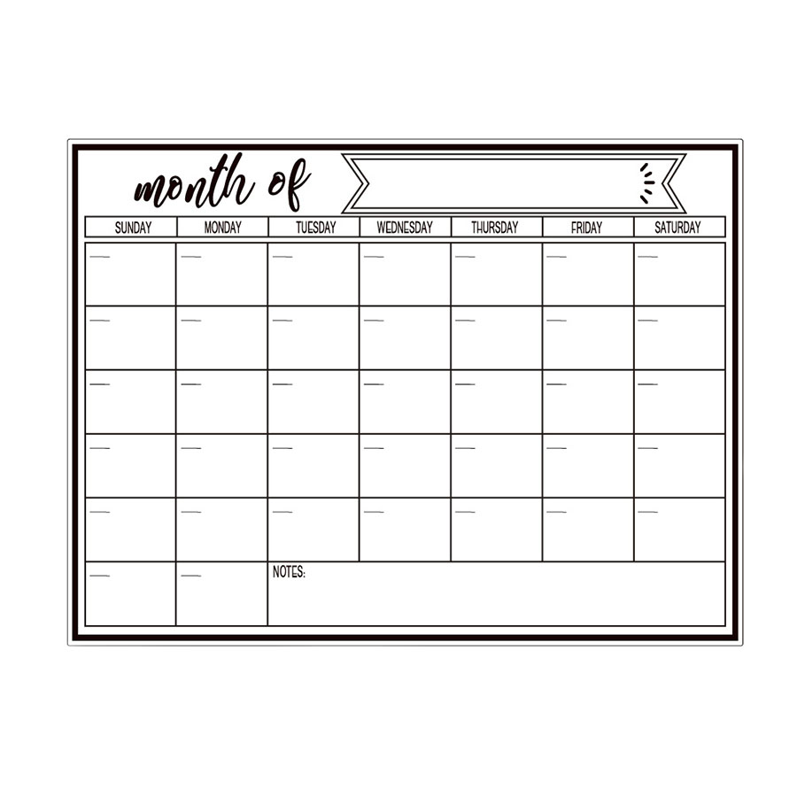 Adesivo magnetico per frigorif - Magnetic Whiteboard Calendar recensione e prezzo