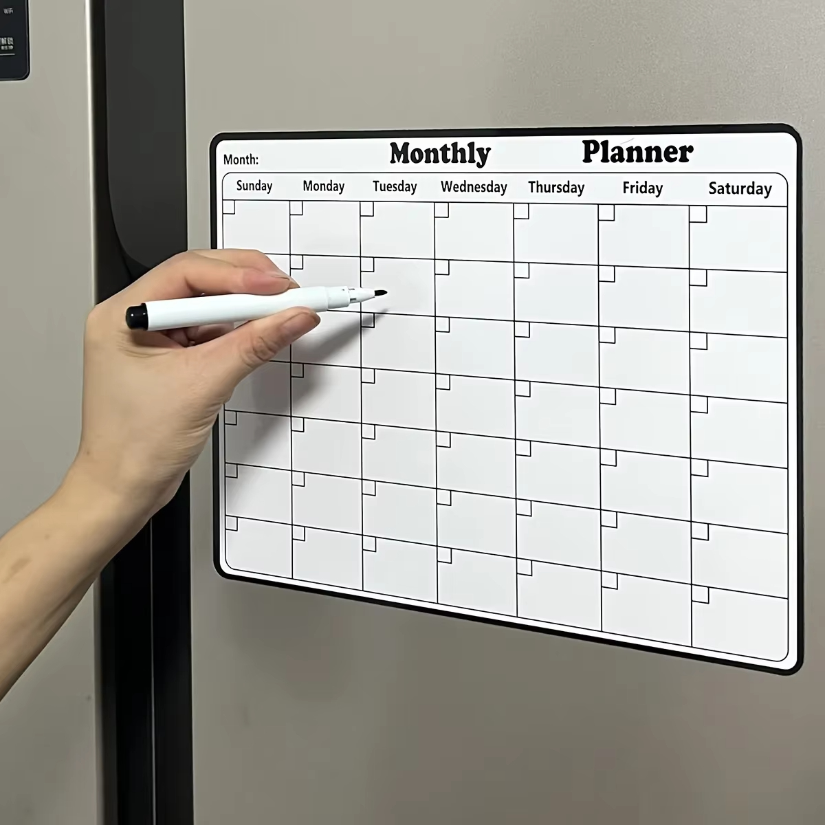 1 confezione di agenda mensile - Magnetic Whiteboard Calendar recensione e prezzo