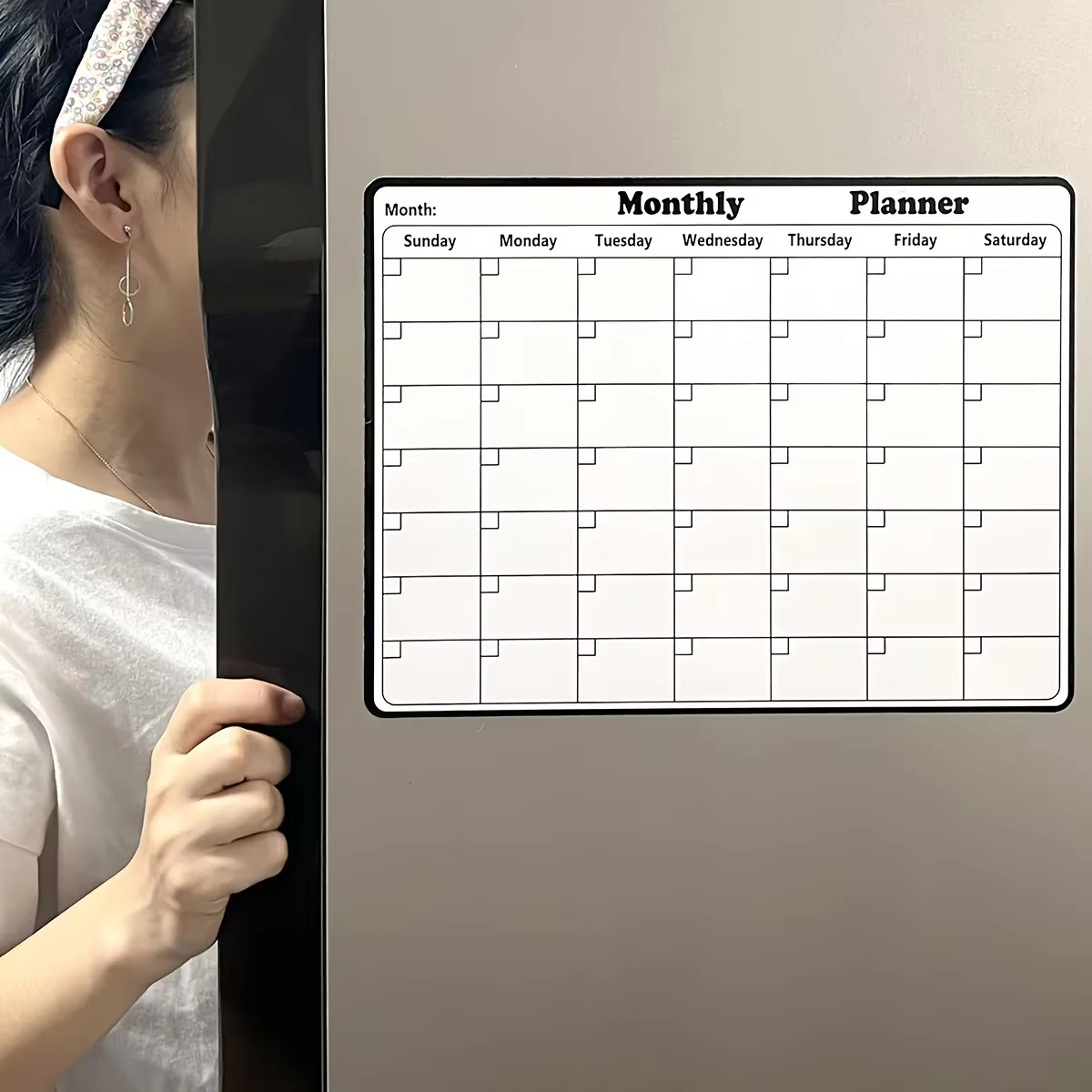 1 confezione di agenda mensile - Magnetic Whiteboard Calendar recensione e prezzo