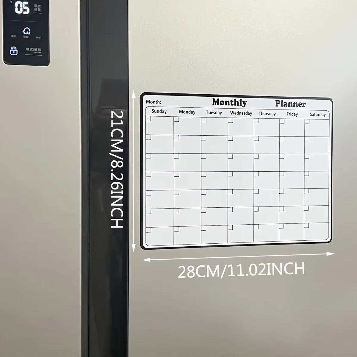 1 confezione di agenda mensile - Magnetic Whiteboard Calendar recensione e prezzo