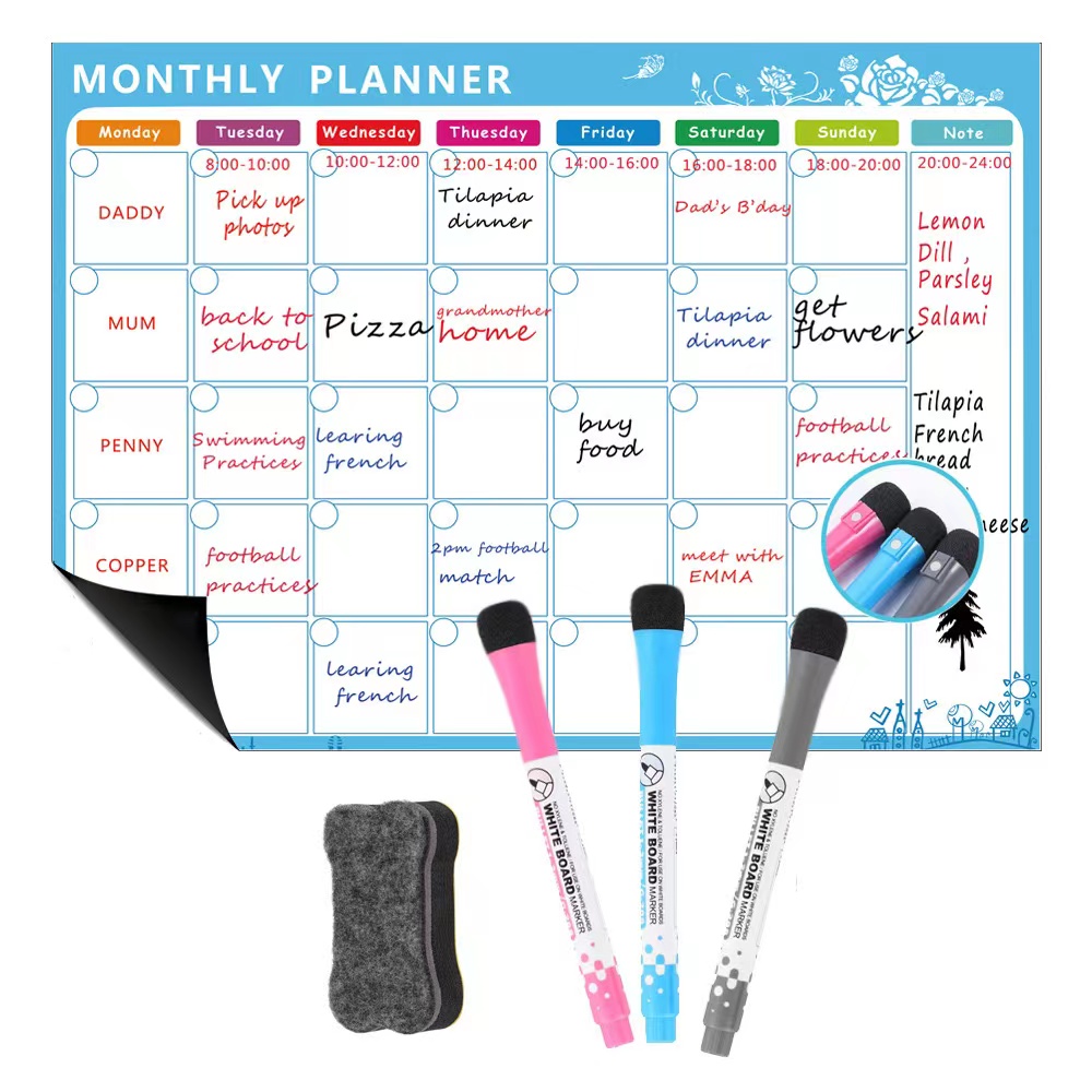 1 Set Calendario magnetico can - Magnetic Whiteboard Calendar recensione e prezzo