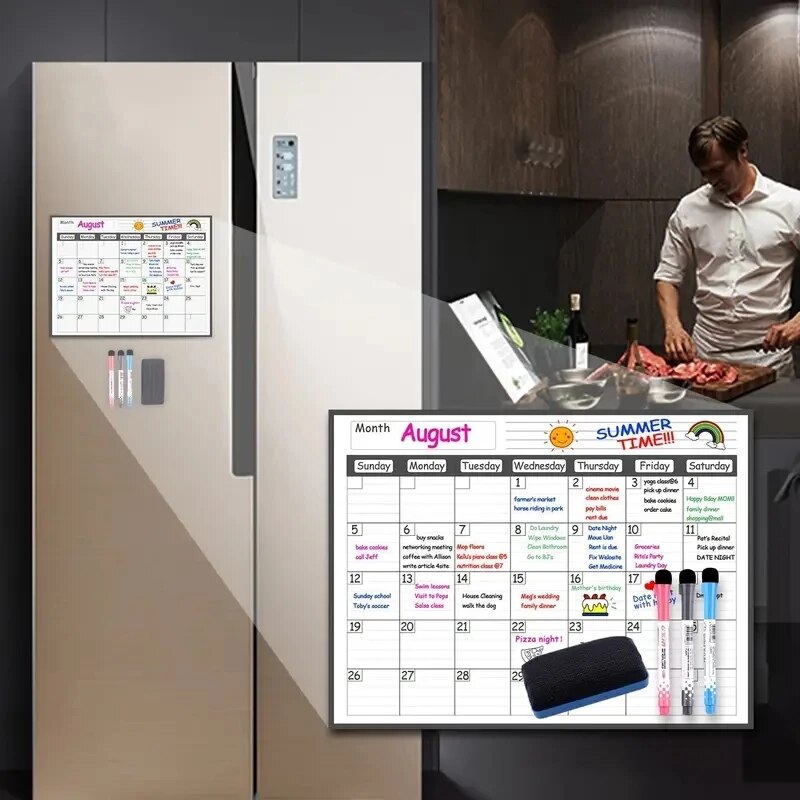 1 Set Calendario magnetico can - Magnetic Whiteboard Calendar recensione e prezzo