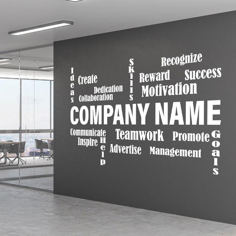 Adesivo da parete personalizza - Office Furniture Names recensione e prezzo