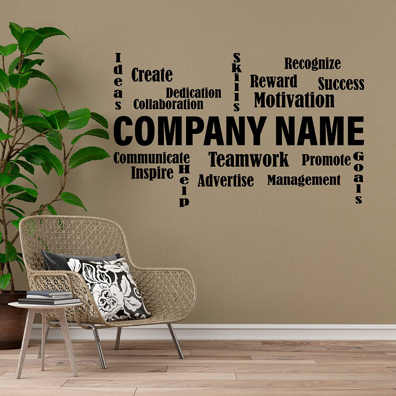 Adesivo da parete personalizza - Office Furniture Names recensione e prezzo