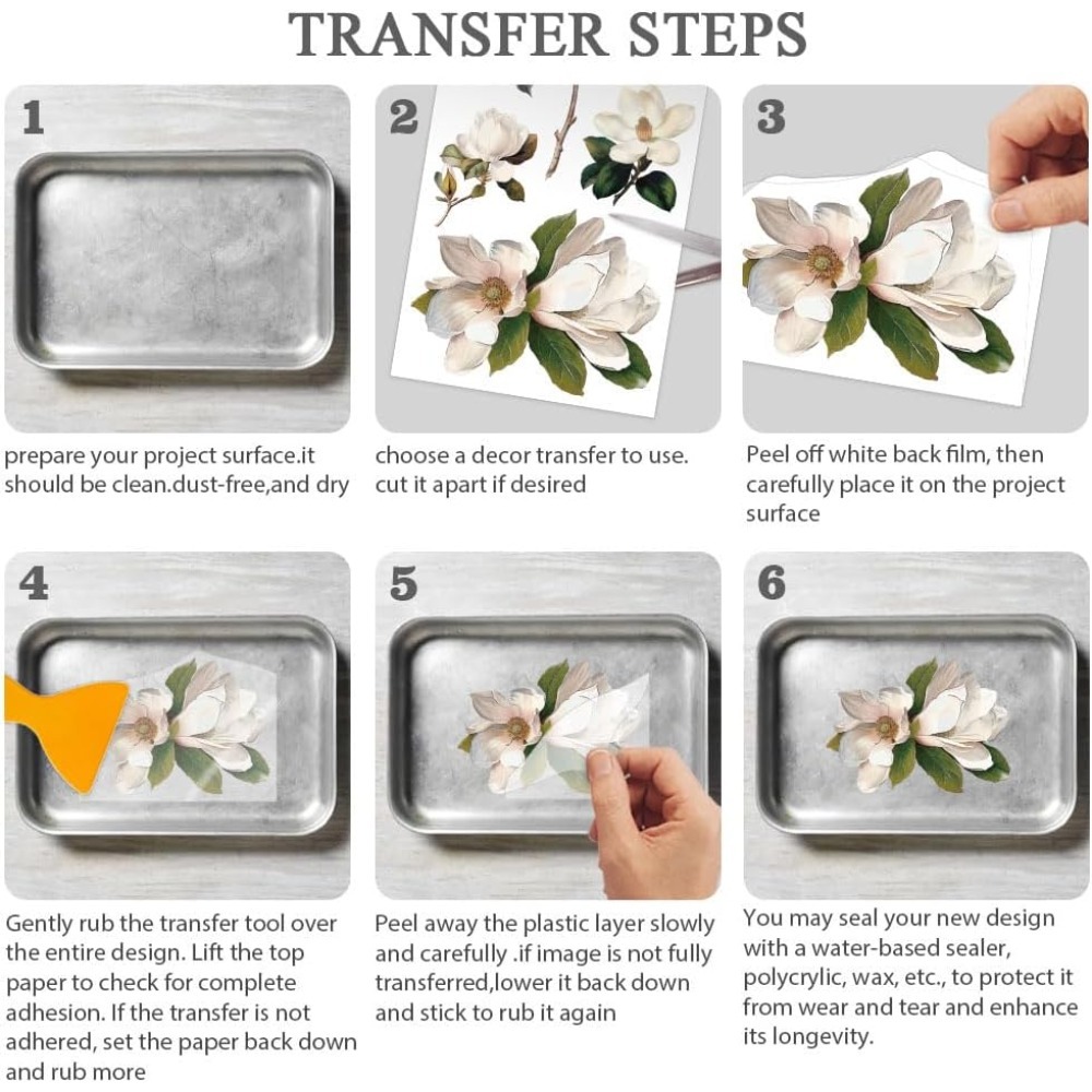 3 pezzi/set Rose Rub on Trasfe - Office Furniture Plan recensione e prezzo