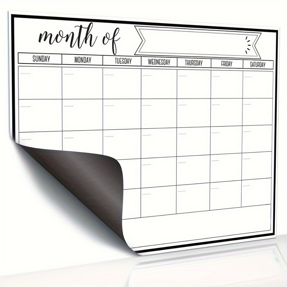 1 Pezzo Calendario Magnetico C - Magnetic Whiteboard Calendar recensione e prezzo