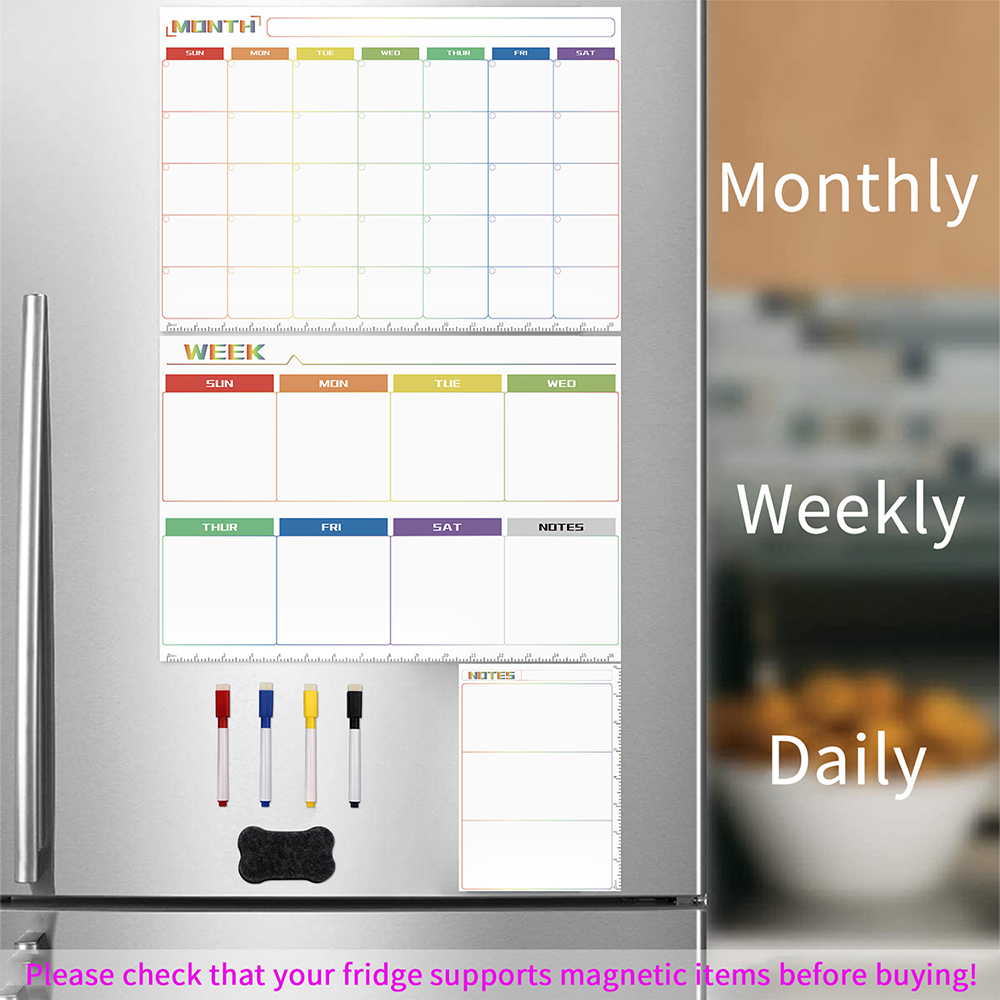 Lavagna Magnetica Cancellabile - Magnetic Whiteboard Calendar recensione e prezzo