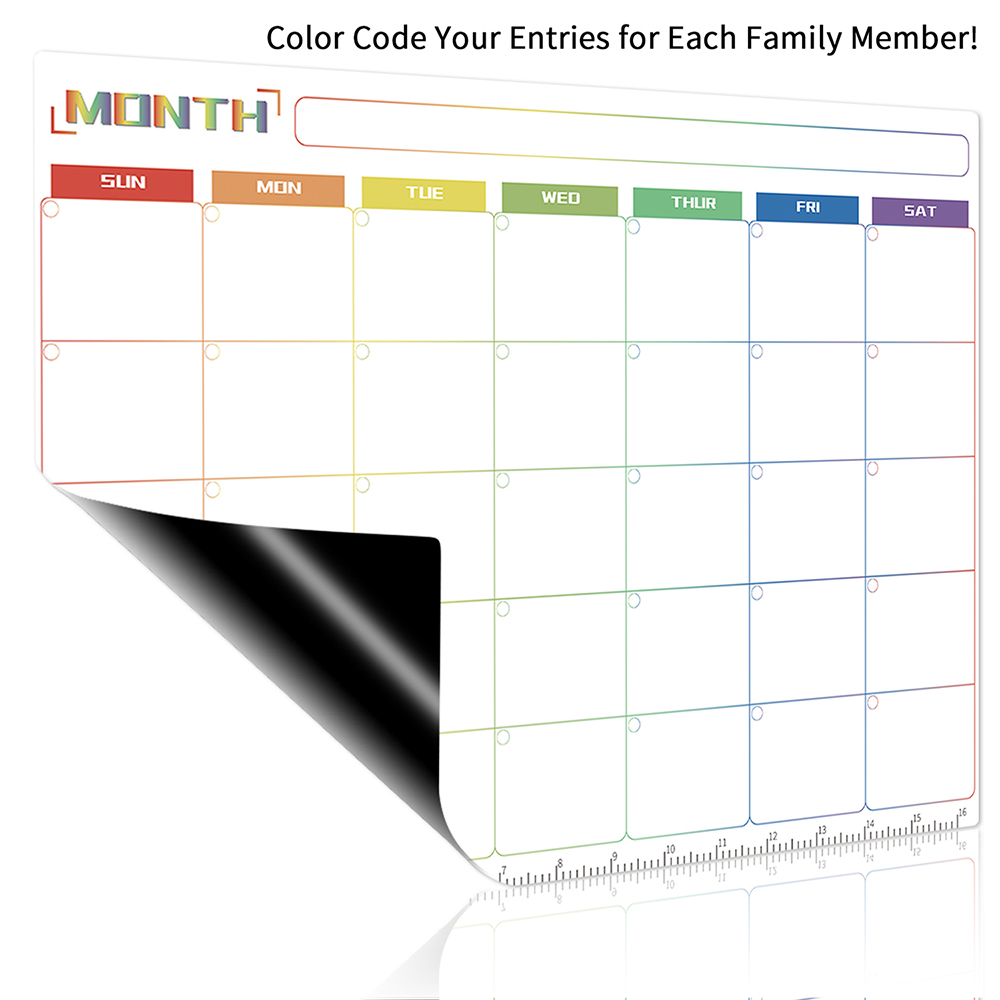 Lavagna Magnetica Cancellabile - Magnetic Whiteboard Calendar recensione e prezzo