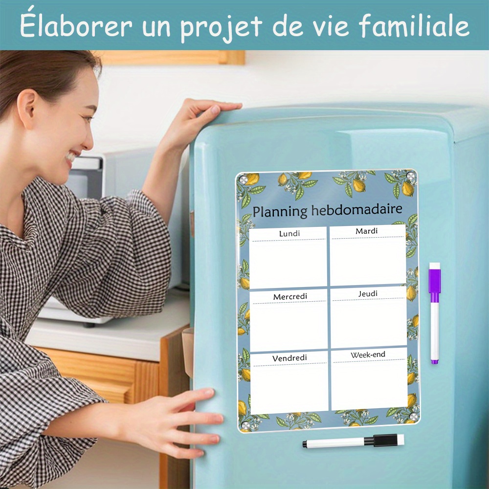Calendario magnetico settimana - Magnetic Whiteboard Calendar recensione e prezzo