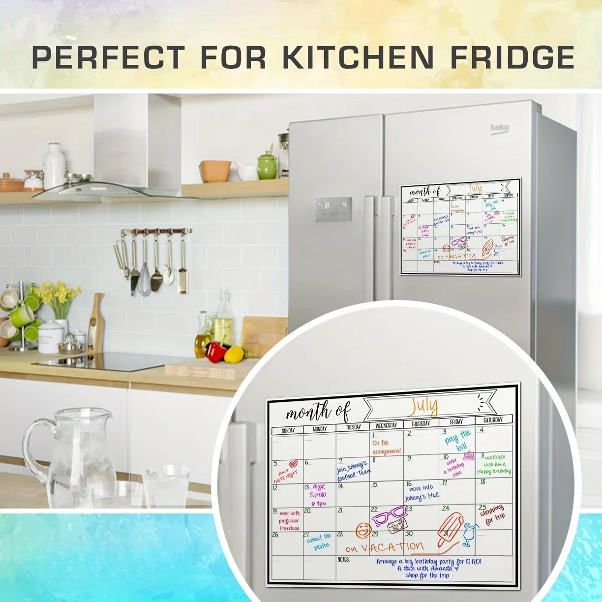 Calendario Mensile Magnetico,  - Magnetic Whiteboard Calendar recensione e prezzo