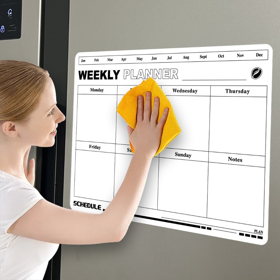 Agenda settimanale cancellabil - Magnetic Whiteboard Calendar recensione e prezzo