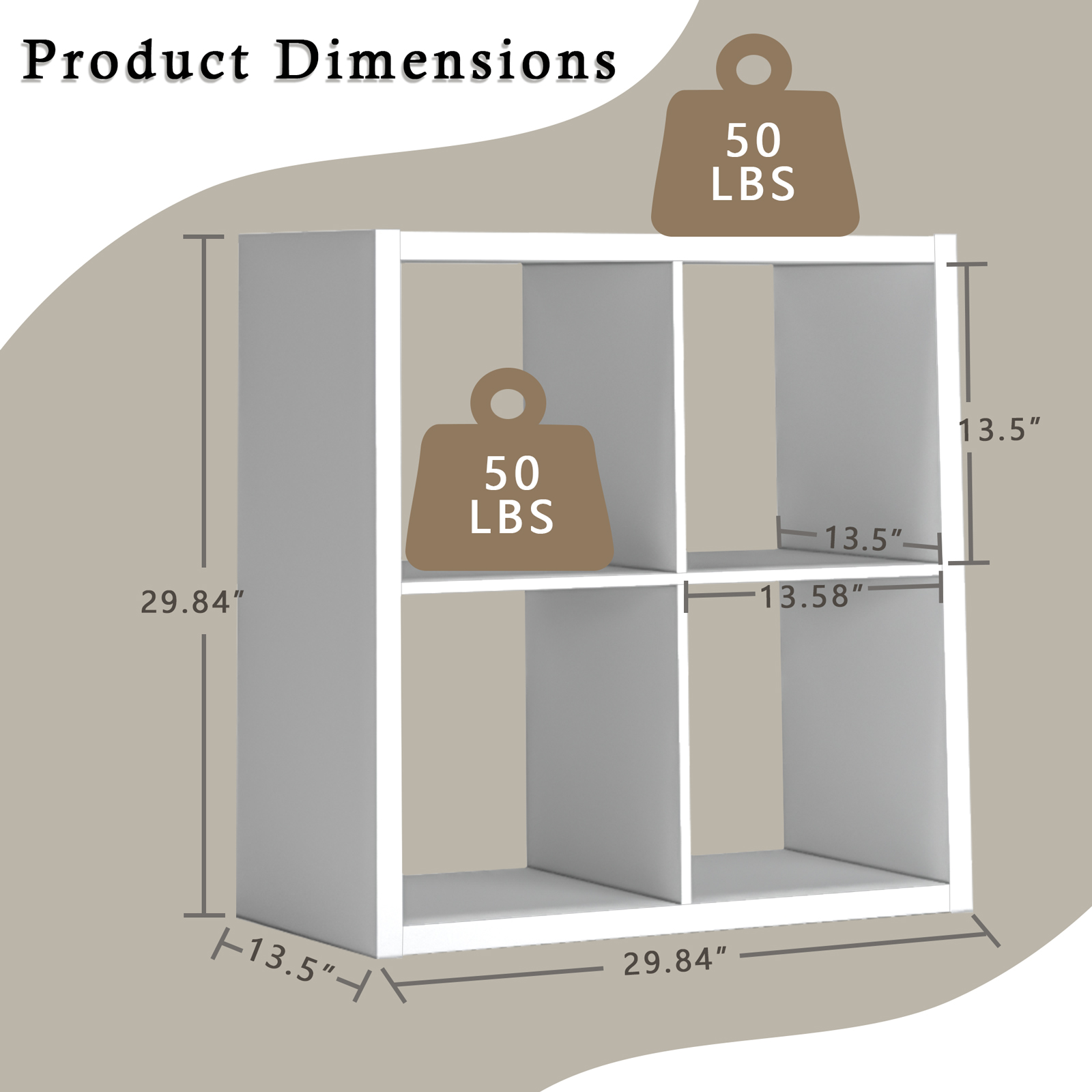 Scaffale Organizzatore a 4 Cub - Office Furniture Plan recensione e prezzo