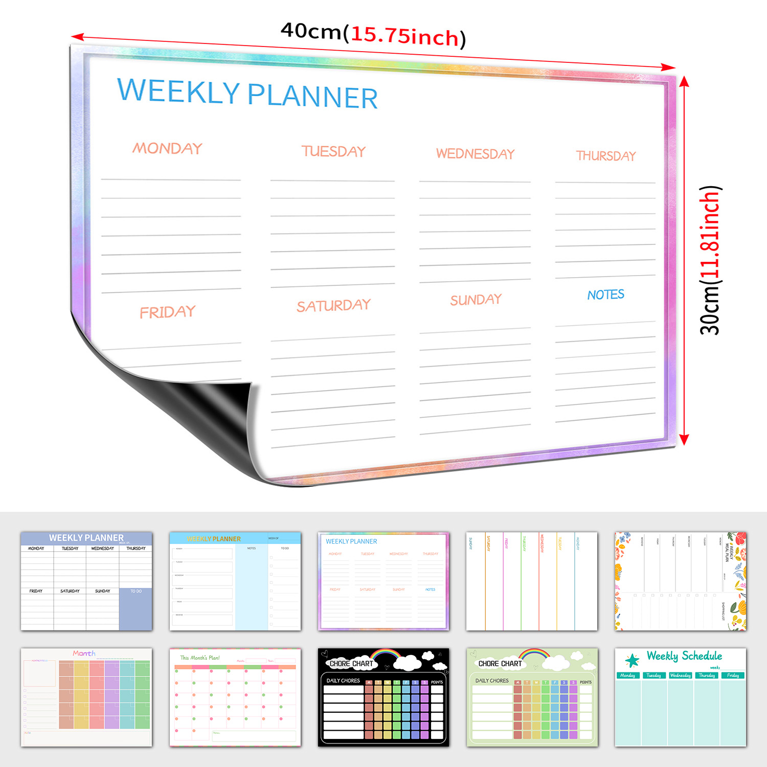 Lavagna magnetica per frigorif - Magnetic Whiteboard Calendar recensione e prezzo