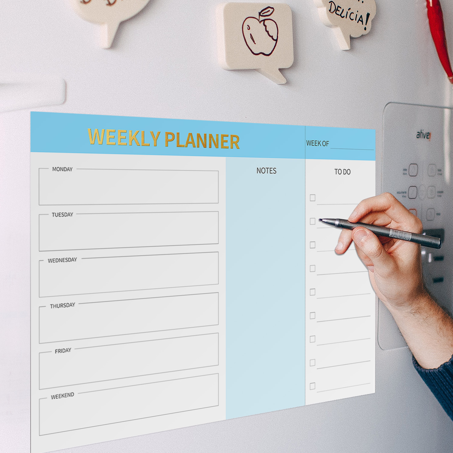 Lavagna magnetica per frigorif - Magnetic Whiteboard Calendar recensione e prezzo